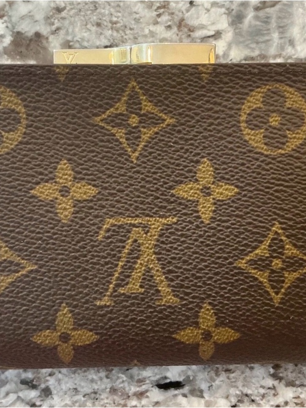 Louis Vuitton Monogram Canvas Wallet in Brown and Gold - Picture 2 of 7